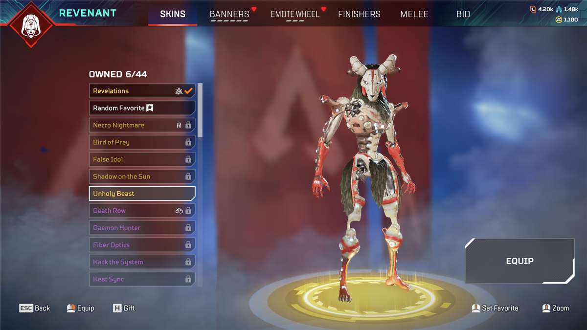 Game account sale Apex Legends